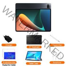 13인치 태블릿2023 새로운 HD 4K 화면 글로벌 태블릿 스냅드래곤 845 안드로이드 11.0 12GB RAM ROM PC 5G, 02 10GB 256GB, 02 Grey suit
