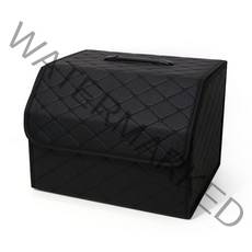 벤오토 깔끔이 트렁크 정리함, 블랙 + 블랙스티치