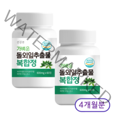 돌외잎 식약처인정 돌외잎추출물 알약/캡슐 범용(패밀리) 2개월분, 2개
