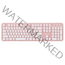 엑토 레트로 무선 키보드 KBD-48, 1개, 핑크