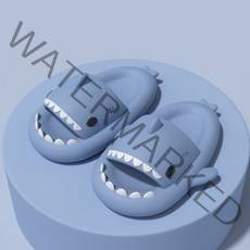 [MNMJ] 커플 상어슬리퍼 실내 사무실 학교 쿠션감 푹신하고 말랑말랑한 귀여운 캐릭터슬리퍼