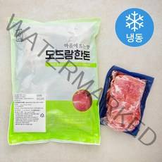도드람한돈 돼지고기 뒷다리 불고기용 4개입 (냉동), 1개, 2kg