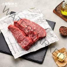 채끝등심스테이크 300g~500g 미국산 소고기 채끝살 냉장 초이스 [스테이커스], 350g, 1개