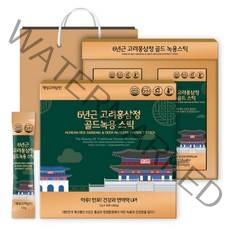 개성고려삼인 6년근 고려홍삼정 골드녹용 스틱, 180g, 2개