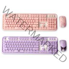 산리오 캐릭터즈 무선 키보드 마우스 세트 (마우스패드 증정), 마이멜로디