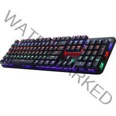 COX 축교환식 레인보우 LED 기계식 게이밍 키보드 청축, 일반형, CK420, 블랙