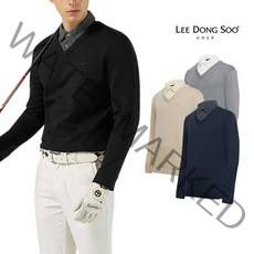 럭스골프 이동수골프 남성 카라 레이어드 기모 셔츠 LD20SHFMTS