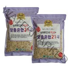 대한농산 슈퍼푸드 5곡 플러스 맞춤혼합 21곡, 2kg, 2개
