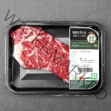녹색한우 무항생제 채끝 1+등급 구이용 (냉장), 250g, 1개