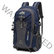등산배낭 등산 가방 남성 방수 야외 배낭 40L USB 스포츠 캠핑 등산 캐주얼 팩, 05 MSW Deep blue