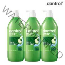 댄트롤 상쾌한 향 프레쉬 애플 샴푸 820ml, 3개