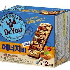 닥터유 에너지바 컴팩트, 34g, 12개