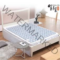 23년형 절전형 일월 전기매트 순면매트 초특가, 일월 체크그레이 전기매트 싱글