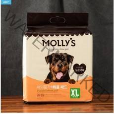 1+1 주문시2개배송(정품)[몰리스] 쉬야응가 1회용 강아지 배변패드 (S M L XL) 강아지배변패드 쉬야응가패드