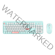 앱코 무선키보드 마우스 세트, WKM01, 민트, 일반형