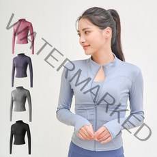 SABU 요가 필라테스 크롭 집업 자켓