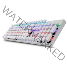 앱코 HACKER K840 조약돌 레트로 기계식키보드, 화이트, 갈축