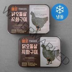 8도포차 매운 닭오돌살 직화구이 (냉동), 160g, 2개