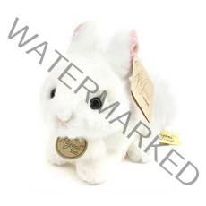 오로라월드 미요니 귀여운 동물 인형, 아기토끼 (화이트), 18cm