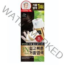 미쟝센 쉽고 빠른 거품 염색 새치전용, 3N 흑갈색, 1개