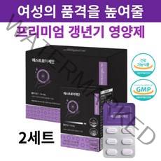 40대 이상 여성갱년기영양제 에스트로겐 50대 여성 호르몬 복합 폐경기 석류 갱년기 영양제 호르몬제 효능 효과 추천 뉴트리커먼, 2세트(240정), 2개