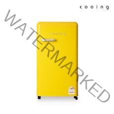 [쿠잉] 레트로 냉장고 REF-S92Y 92L 옐로우 소형 미니