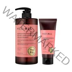 메디올 알시피 안티로스 탈모완화 힐링부케 샴푸 800ml + 트리트먼트 200ml 세트, 1세트
