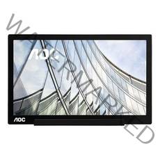 AOC 15.6인치 포터블 모니터 풀 HD 1920 x 1080 IPS, 기본