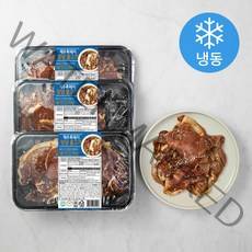 꿀맛나는세상 제주 흑돼지 양념 불고기 (냉동), 450g, 3개