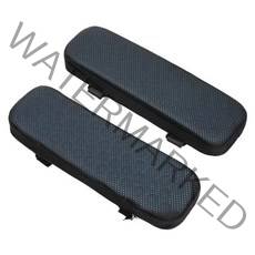 2PCS 의자 팔걸이 패드 팔꿈치 베개 손 휴식 쿠션 홈 오피스 압력 완화, 검정, 폴리 에스터