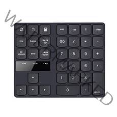2.4G USB 무선 숫자 키패드 35 키 충전 디지털 키보드 미니 숫자 패드