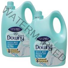 다우니 엑스퍼트 실내건조 섬유유연제 대용량 고농축, 4L, 2개