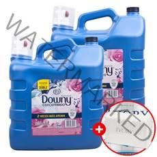다우니 대용량 섬유유연제 아로마 플로럴 8.5L x2개 + 아이보리비누, 2개