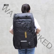 마운틴로버80L 50L 남성 야외 등산 배낭 여행 스포츠 캠핑 하이킹 학교 가방 팩 남녀 공용, 01 80L black