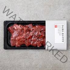 남도화우 한우 암소 1등급 국거리용 (냉장), 300g, 1개
