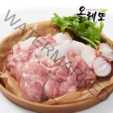 올레또 국내산 냉장 무뼈 닭다리살 정육 1.8kg 간편지퍼백, 3팩, 600g