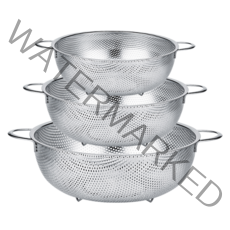 스텐 양수 타공바구니 3종세트