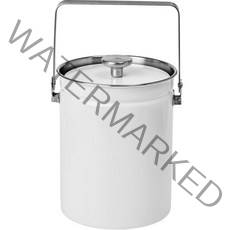 로이첸 스테인리스 음식물 쓰레기통 3L, 아이보리