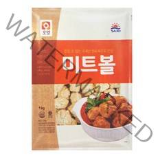 대한민국장사꾼 사조오양 미트볼 1kg, 1팩