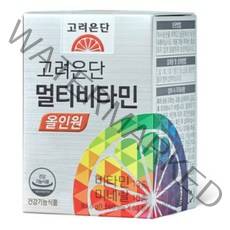 고려은단 멀티비타민 올인원 1560mg x 60정 x 2개입, 상세페이지 참조, 상세페이지 참조