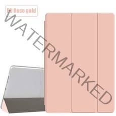 삼성 호환 SMT510 SMT515 가죽 태블릿 케이스 funda Trifold 스탠드 커버 슬리브 보호 스킨 가방 갤럭시 탭 A 10.1 quot, 08 SM-P200 P205, [09] PU Rose gold