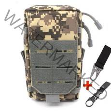 마운틴로버Molle-전술 파우치 야외 휴대폰 허리 가방 EDC 도구 사냥 액세서리 가방 조끼 팩 휴대폰 작, 10 Khaki 02