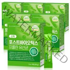 클린케어 포스트바이오틱스 프롤린유산균, 30포, 6박스