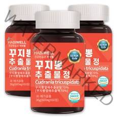 하비웰 꾸지뽕 추출물정 600mg X 60정, 3통