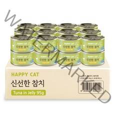 굿데이 해피캣 고양이 간식캔 95g, 신선 참치, 24개