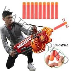 너프건총알 저격총엘리트수퍼소커라이벌 NERF 메가 너프 . 레드 스나이퍼 라이플 422, 30pcs 레드