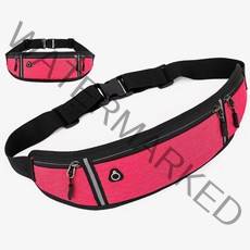 마운틴로버남성 여성 나일론 4 포켓 방수 허리 팩 패션 남성 내마모성 블랙 패니 팩 메신저 숄더백, 13 rose red 4