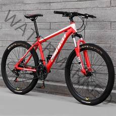 DK 산악자전거 MTB 변속자전거 디스크브레이크 ZXC005, 30속도, 탑 피팅 빨간색 스포크 휠