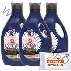 다우니 New 퍼퓸 섬유유연제 엘레강스 2.6L + 빈즈물티슈10매, 엘레강스 2.6L 3개