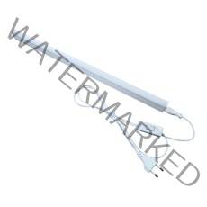 [숨엘이디] 슬림LED T5 스위치 콘센트형 LED바 간접조명 싱크대 화장대조명 거실 책상등 LED바, 1200mm, 5m스위치전원코드, 오렌지색